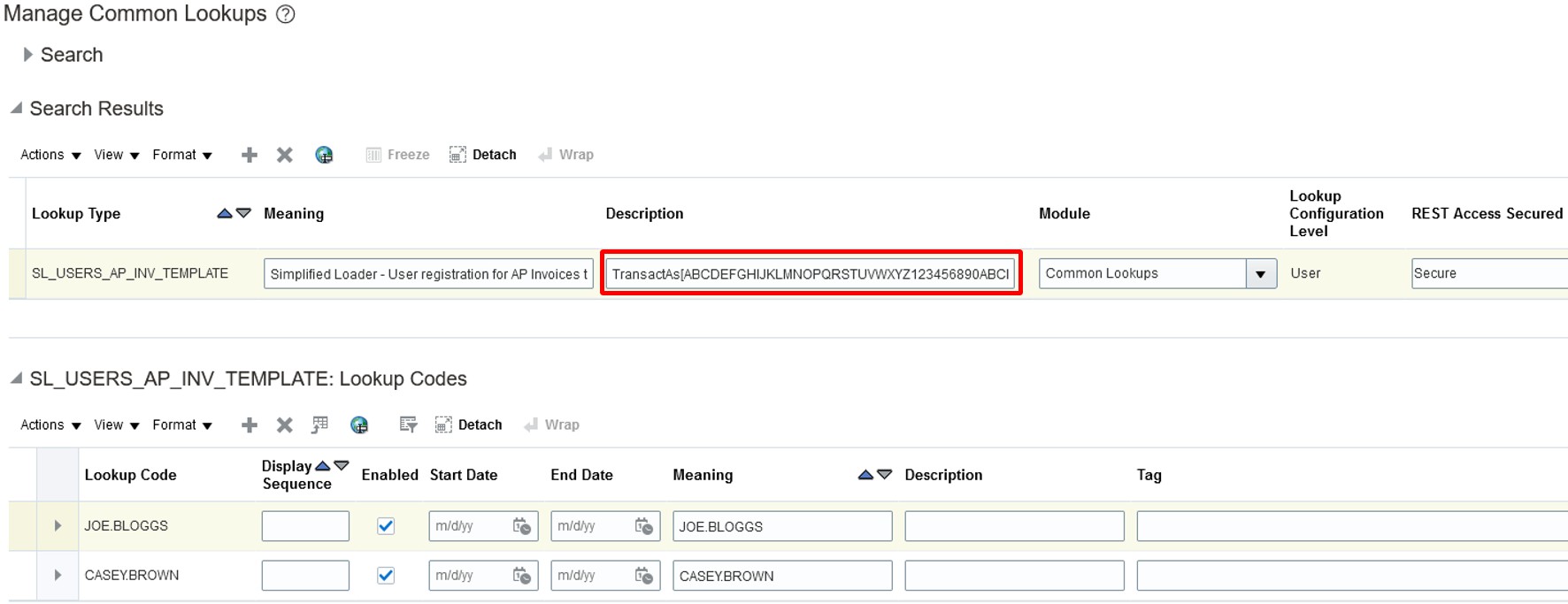 Integration Mode config - Simplified Loader Excel for Oracle Fusion Cloud ERP